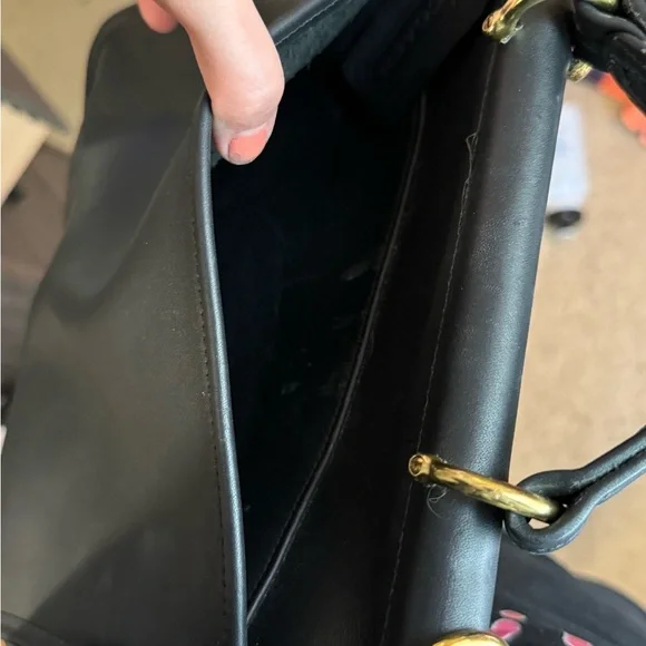 Coach Black Leather Satchel - Picture 9 of 16